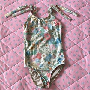Hermoza Floral Kids Swim One Piece - Multicolor